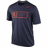 Syracuse Orange Nike Training Day Legend Dri-FIT Performance WEM T-Shirt - Navy Blue,baseball caps,new era cap wholesale,wholesale hats